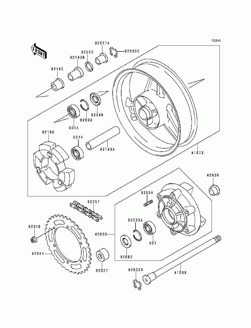 Rear hub