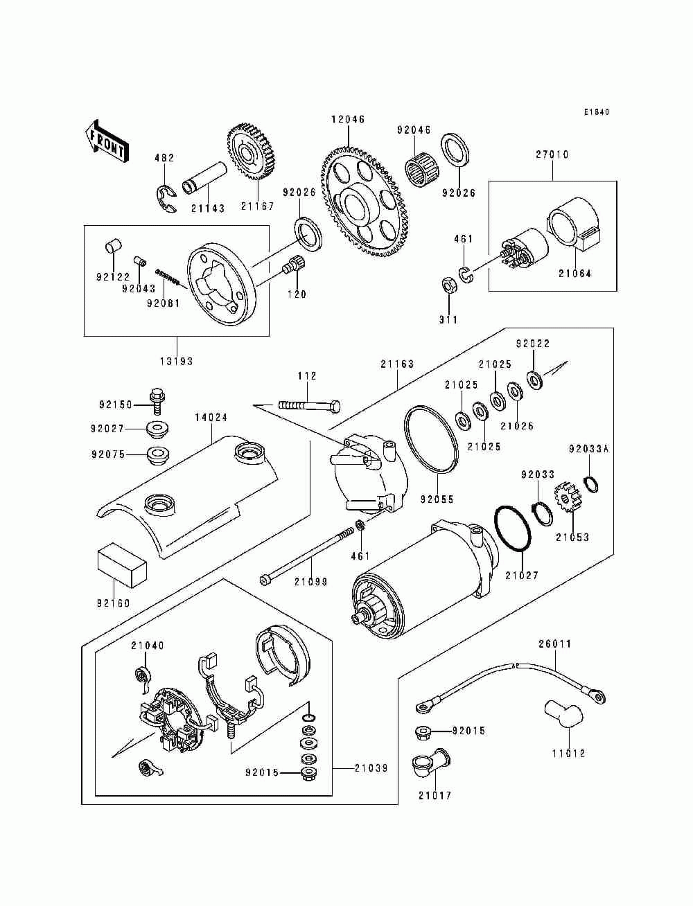 Starter motor