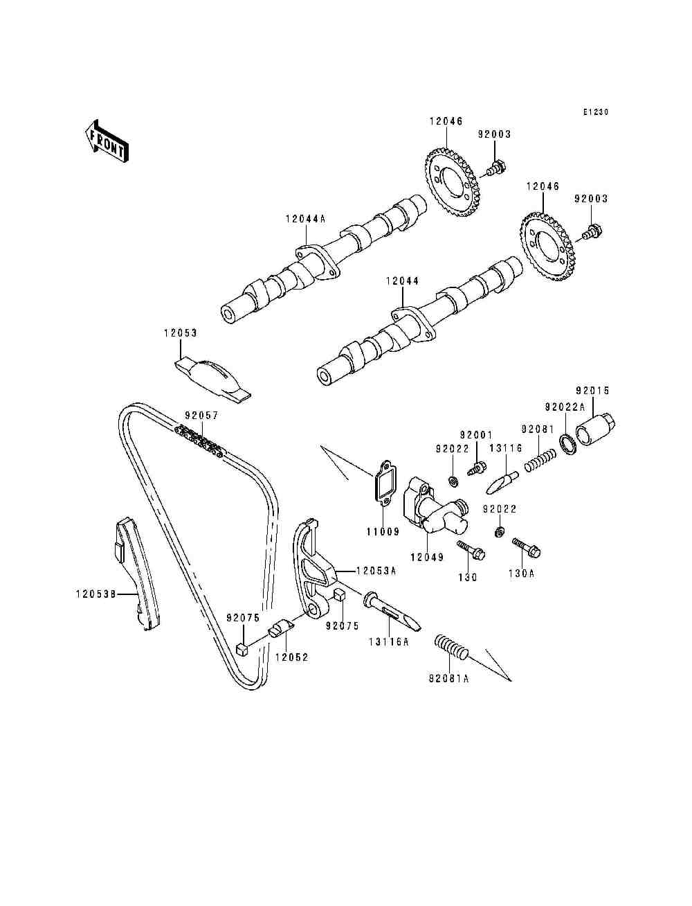 Camshaft  tensioner