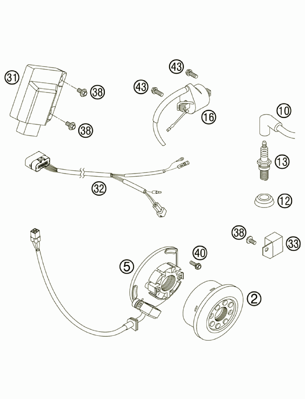 Ignition system 2k-2