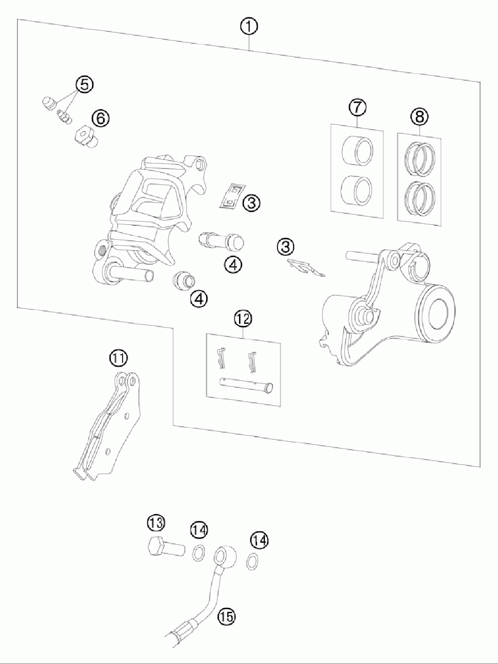 Brake caliper rear9