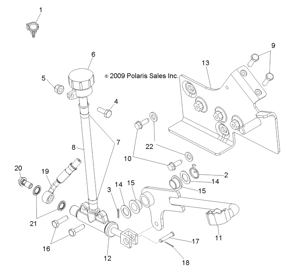 Brakes brake pedal and rear master cylinder - a11na32fa