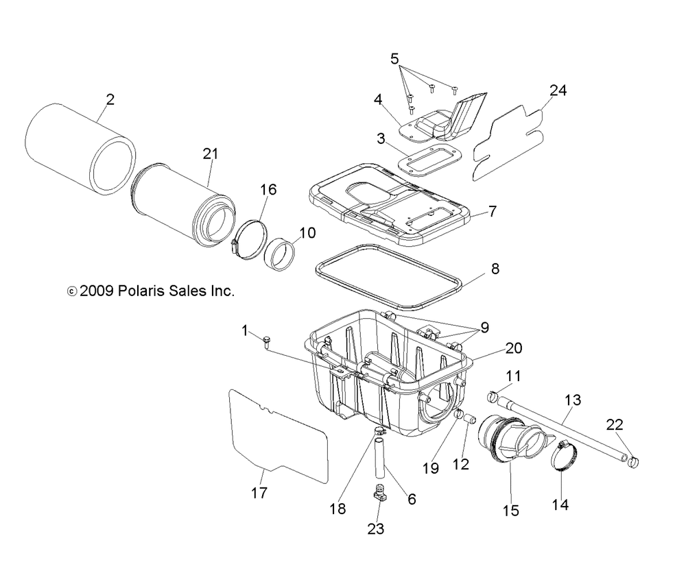 Engine air intake system - a11na32fa