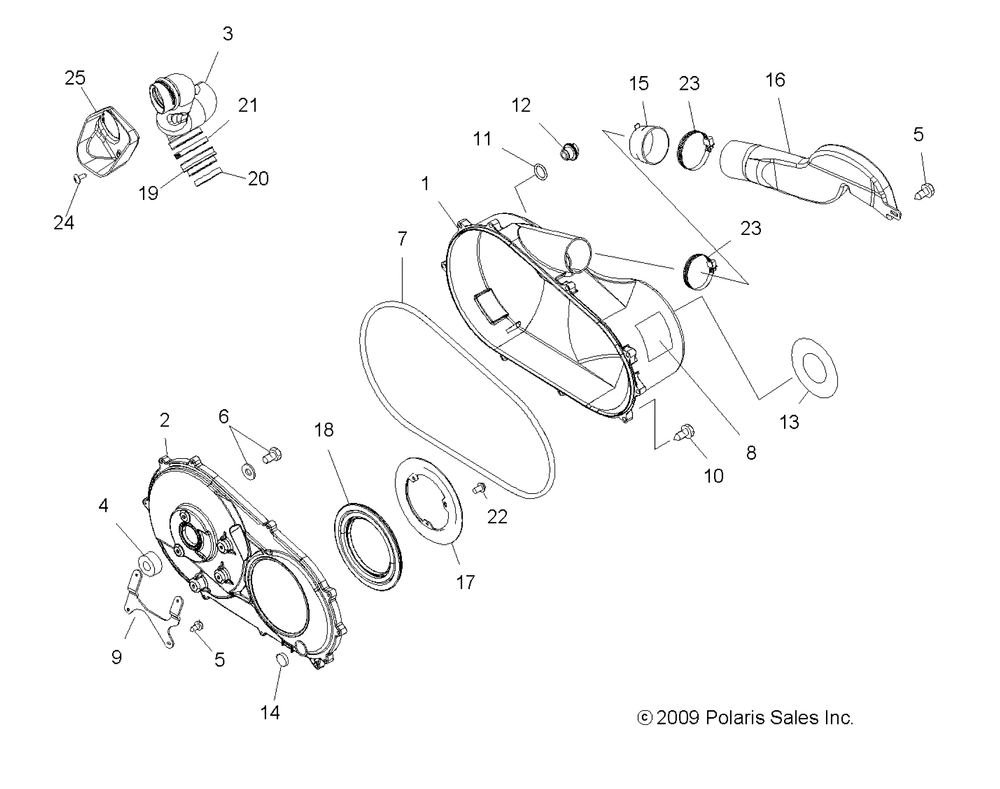 Body clutch cover - a11na32fa