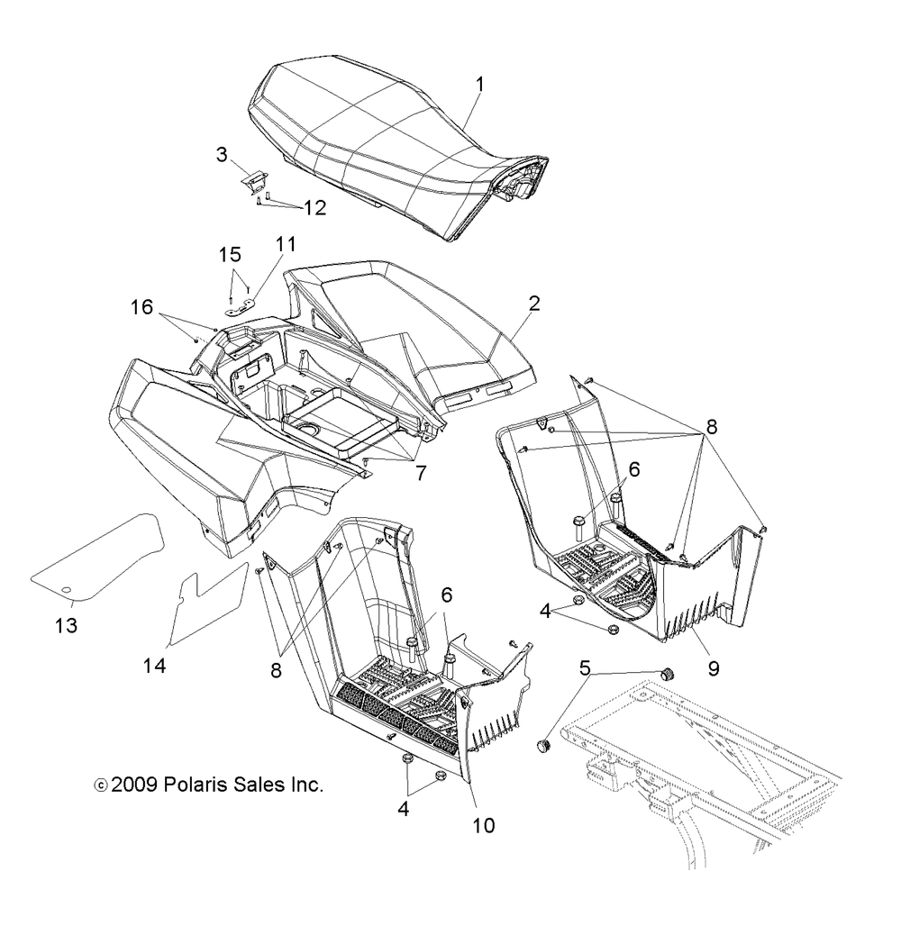 Body rear cab - a11na32fa