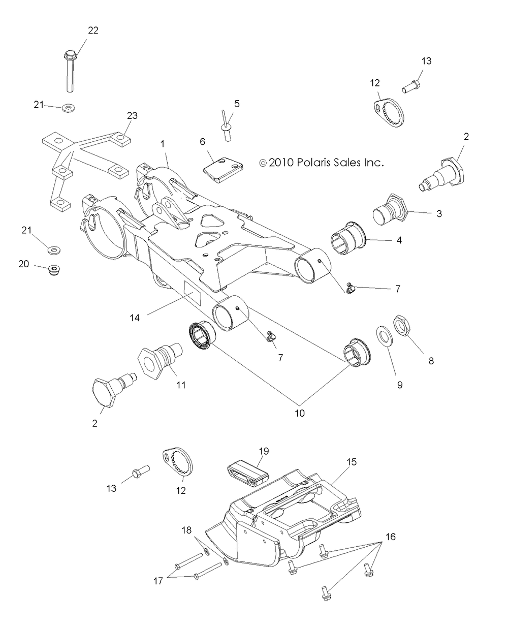 Suspension swingarm - a11na32fa