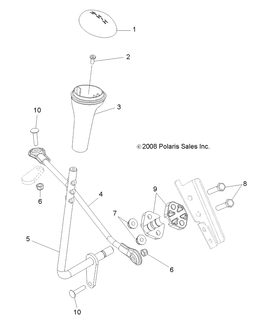 Drive train gear selector - a11na32fa