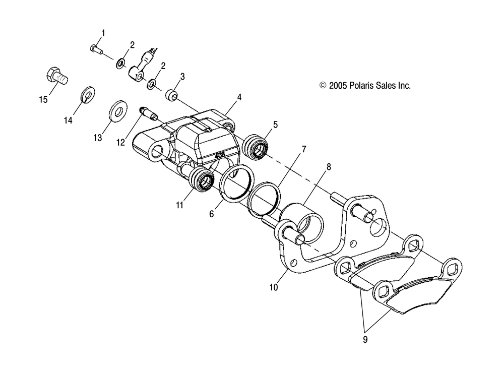 Brakes front caliper - a11na32fa