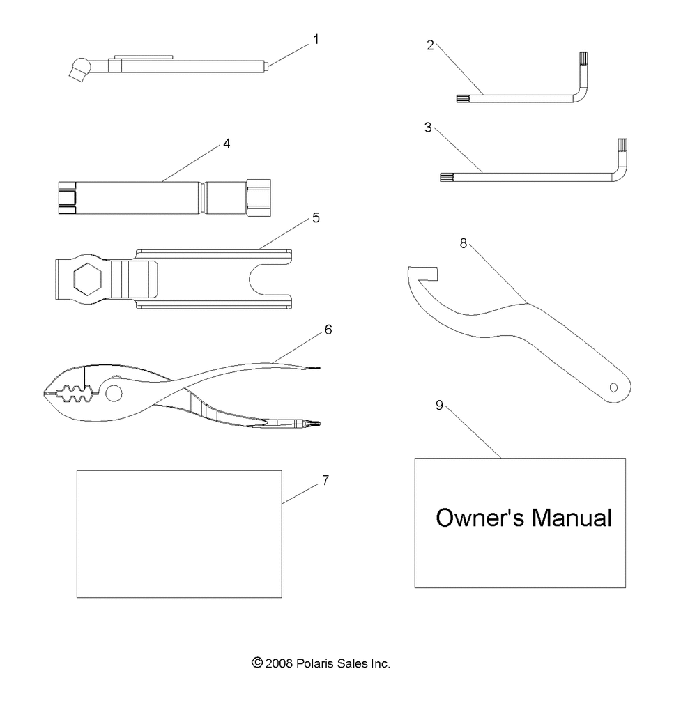 References tool kit and owners manual - r09vh76ax