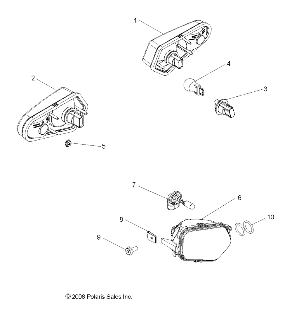 Electrical headlights taillights and bulbs - r09vh76ax