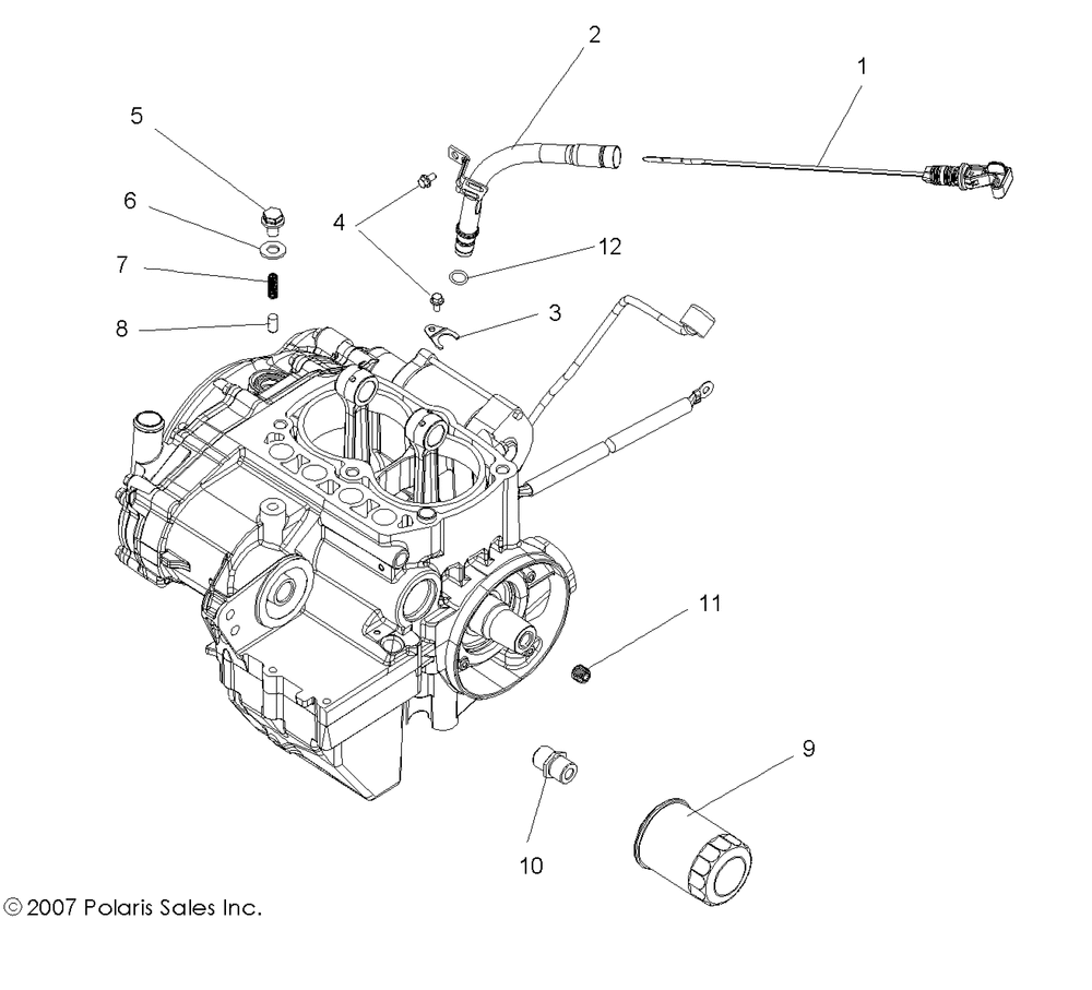 Engine dipstick and oil filter - r09vh76ax