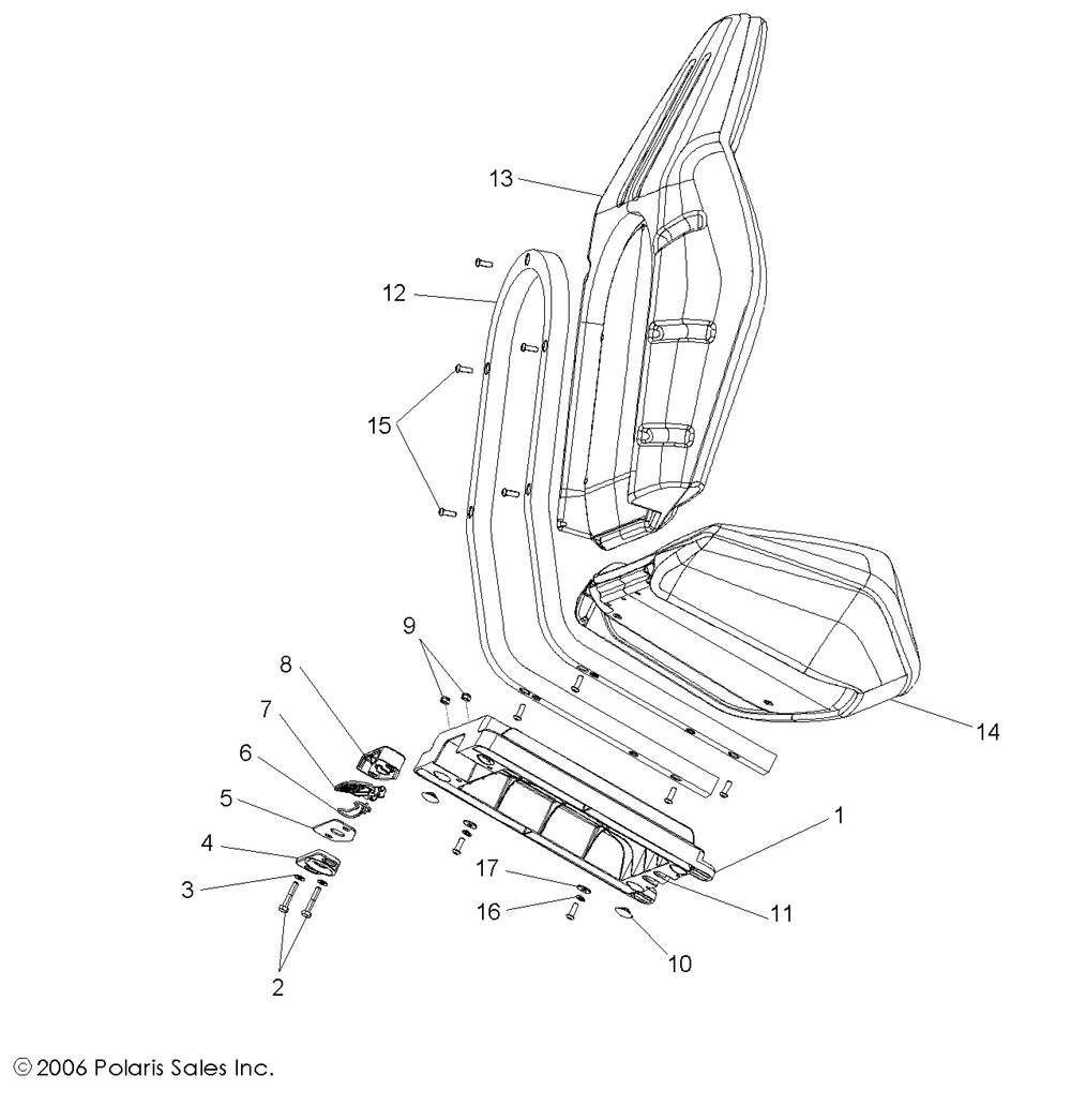 Body seat asm. - r09vh76ax