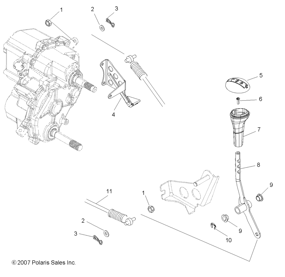 Drive train gear selector - r09vh76ax