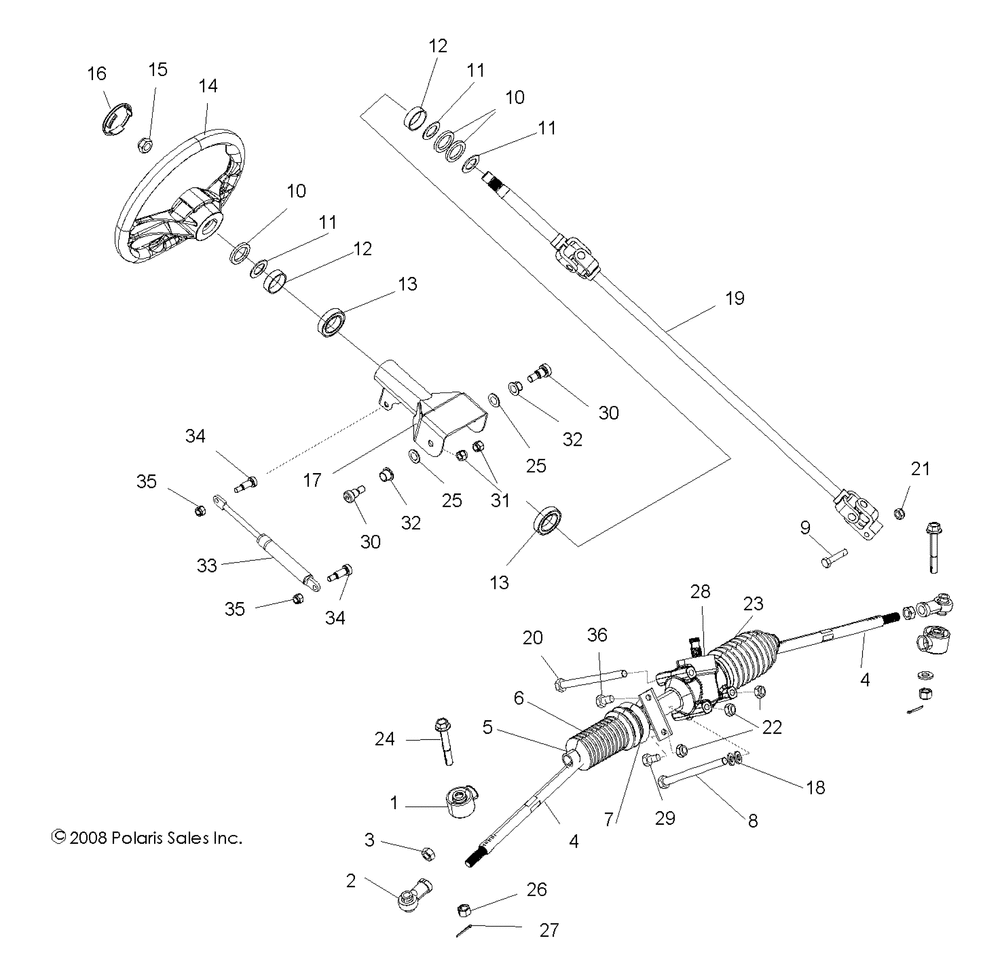 Steering steering asm. - r09vh76ax