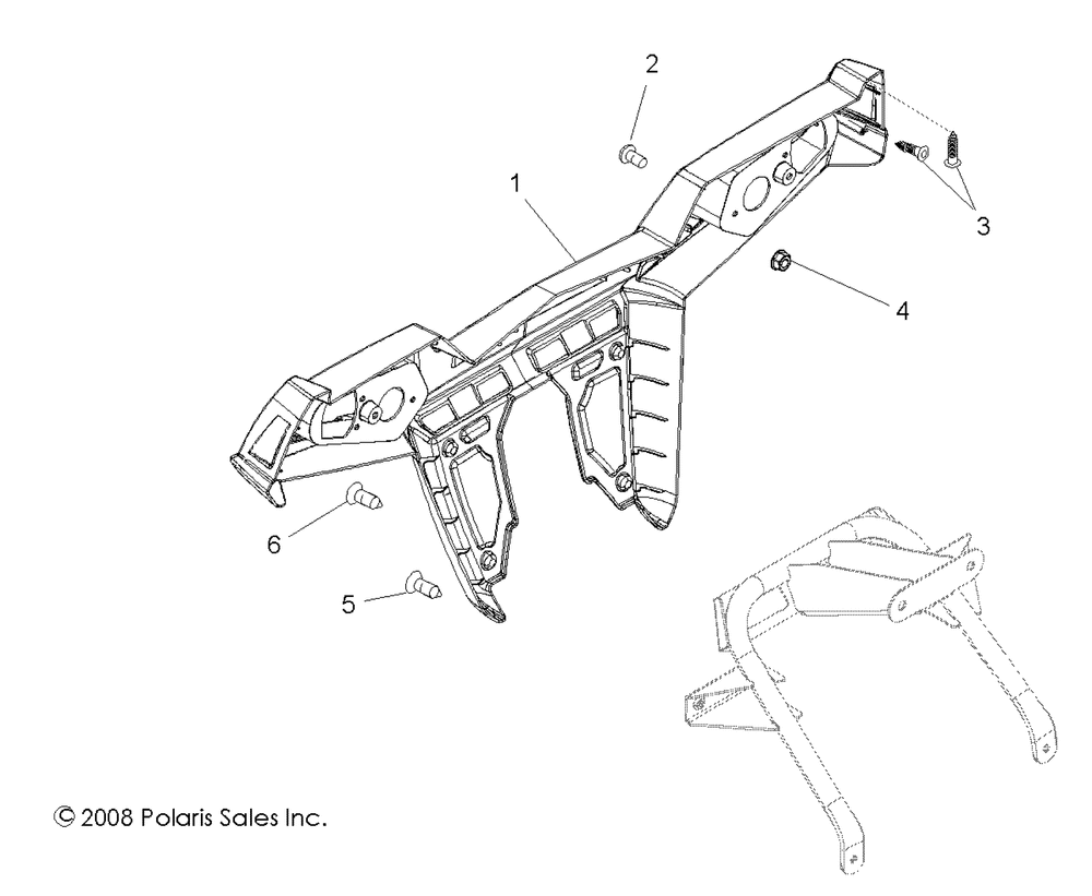 Body rear bumper - r09vh76ax