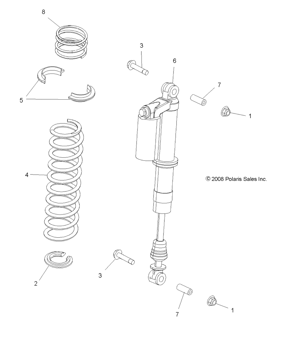 Suspension front shock mounting - r09vh76ax