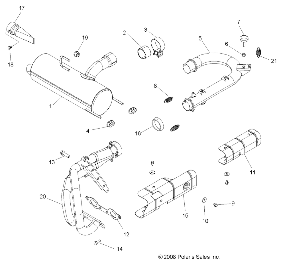 Engine exhaust system - r09vh76ax