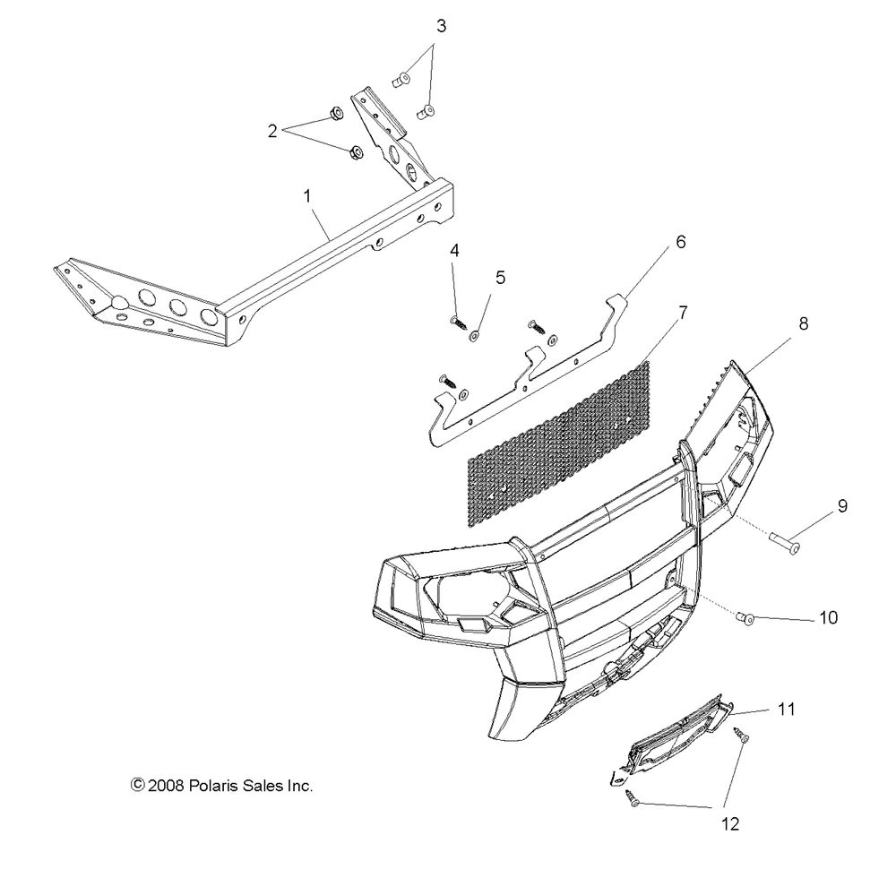 Body front bumper - r09vh76ax