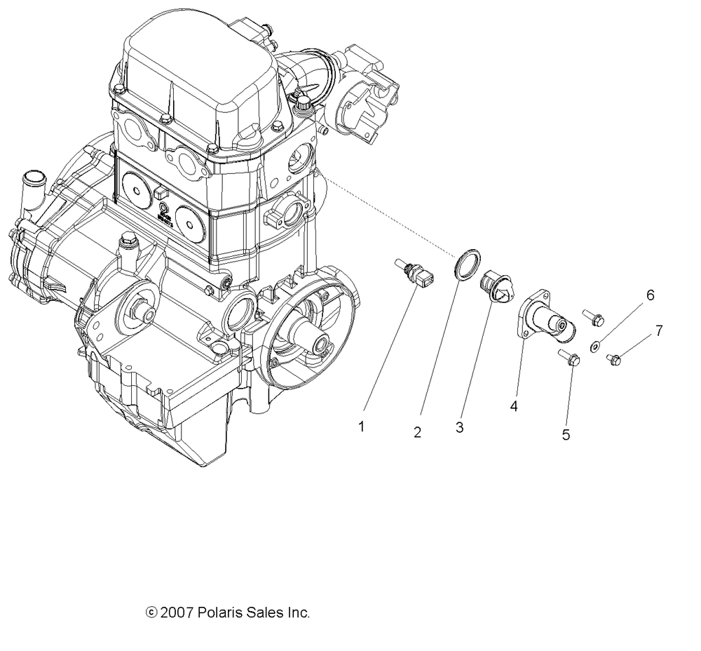 Engine thermostat - r09vh76ax