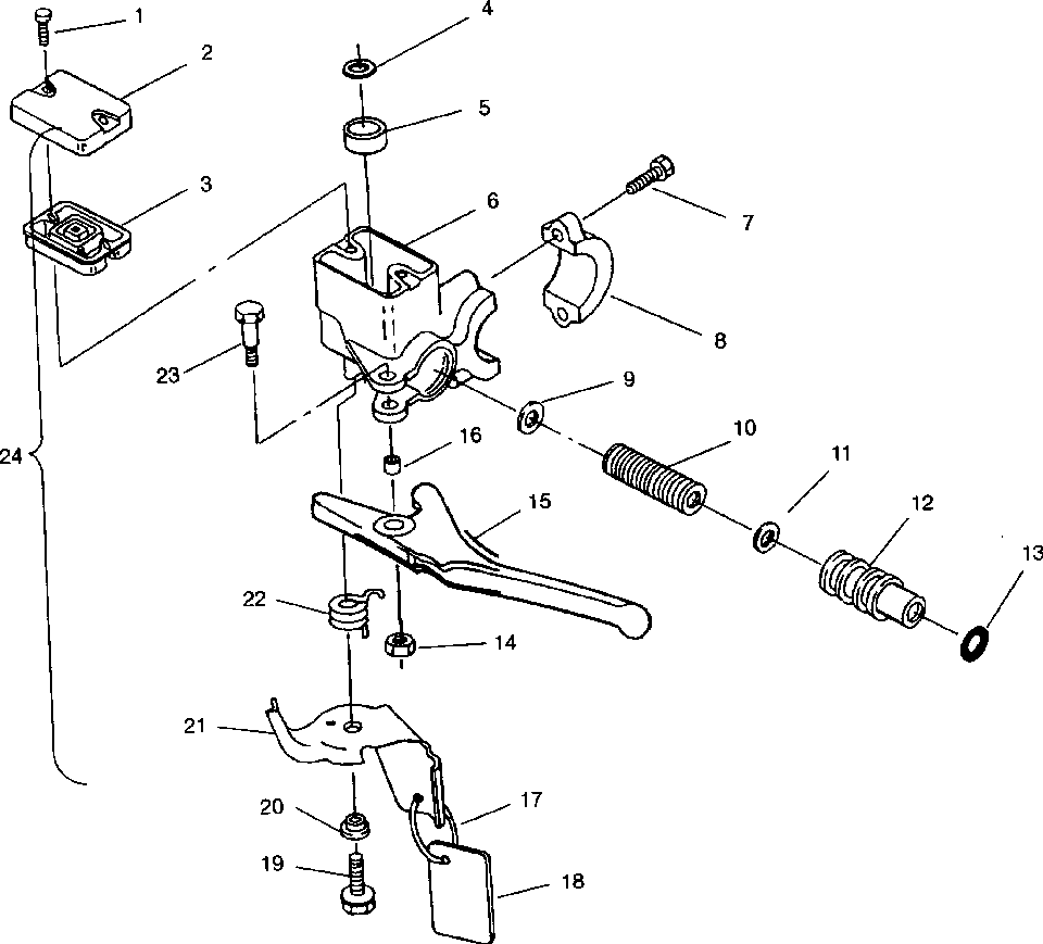 Master cylinder assembly xlt 0940767 xlt sp 0940667 & xlt sks 0940567