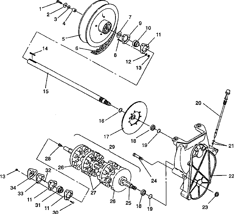 Drive train assembly xlt e940767xlt sp e940667 &xlt sks e940567