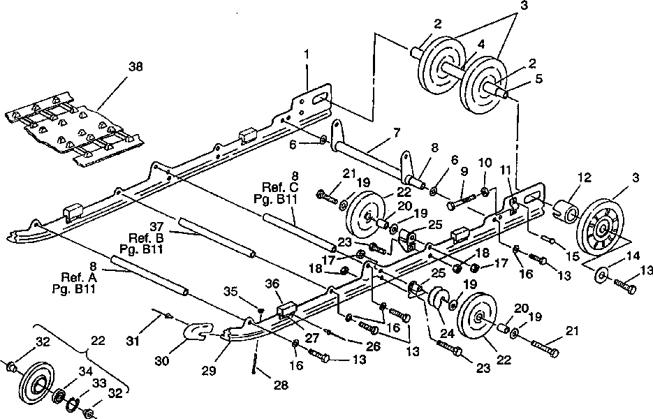 Suspension assembly xlt sp e940667