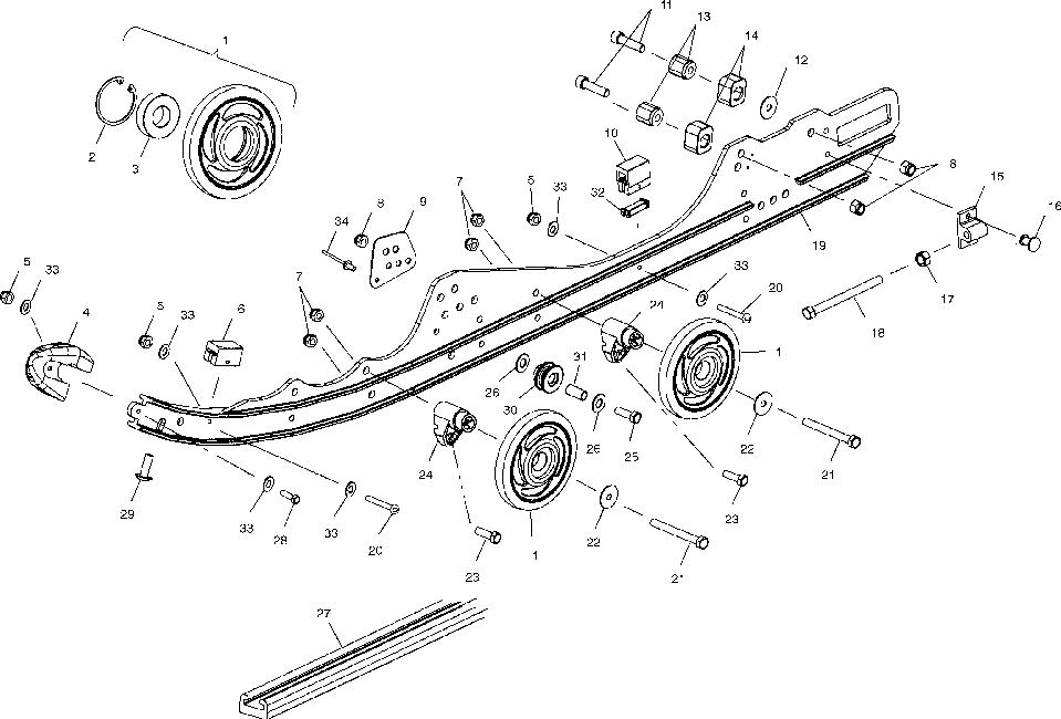 Rail mounting (suspension) - s01np5cs