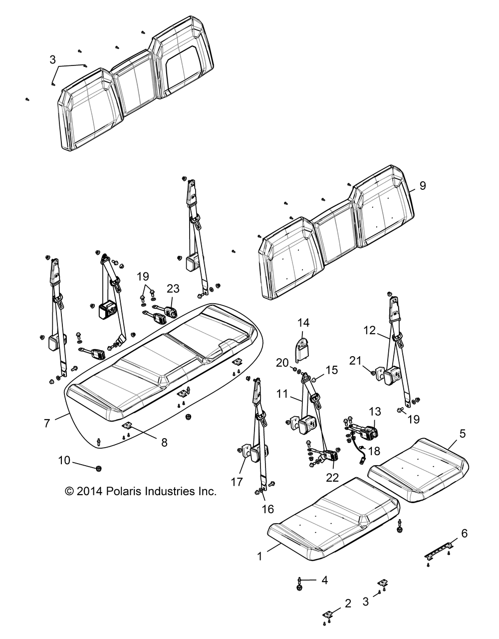 Body seat - r15rua87aa_ba_zac_bc all options