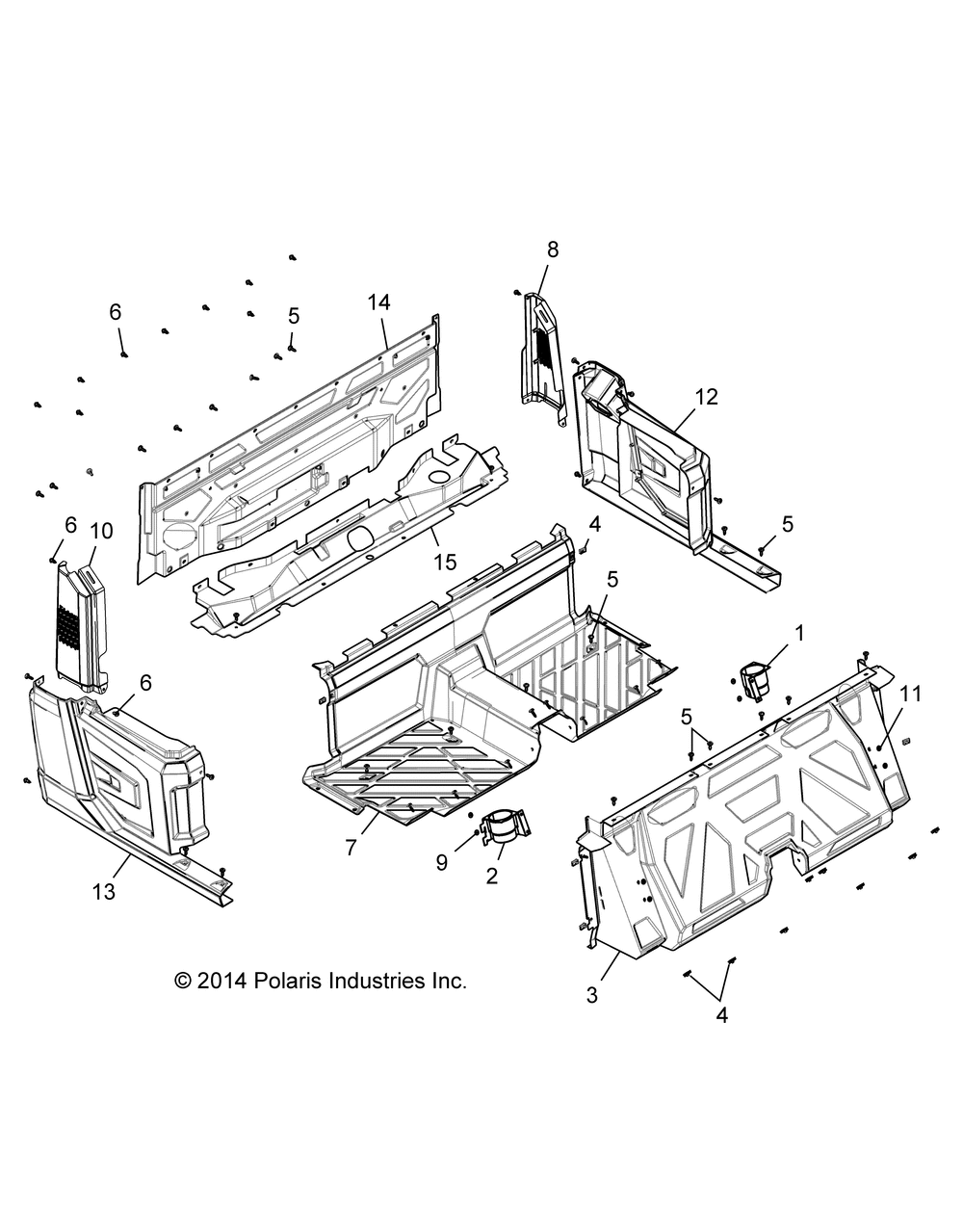 Body floor rear - r15rua87_e87_yaa_zac all options