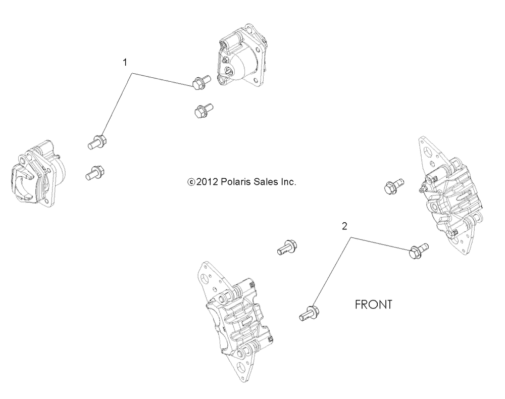 Brakes caliper mounting - r15rua87_e87_yaa_zac all options