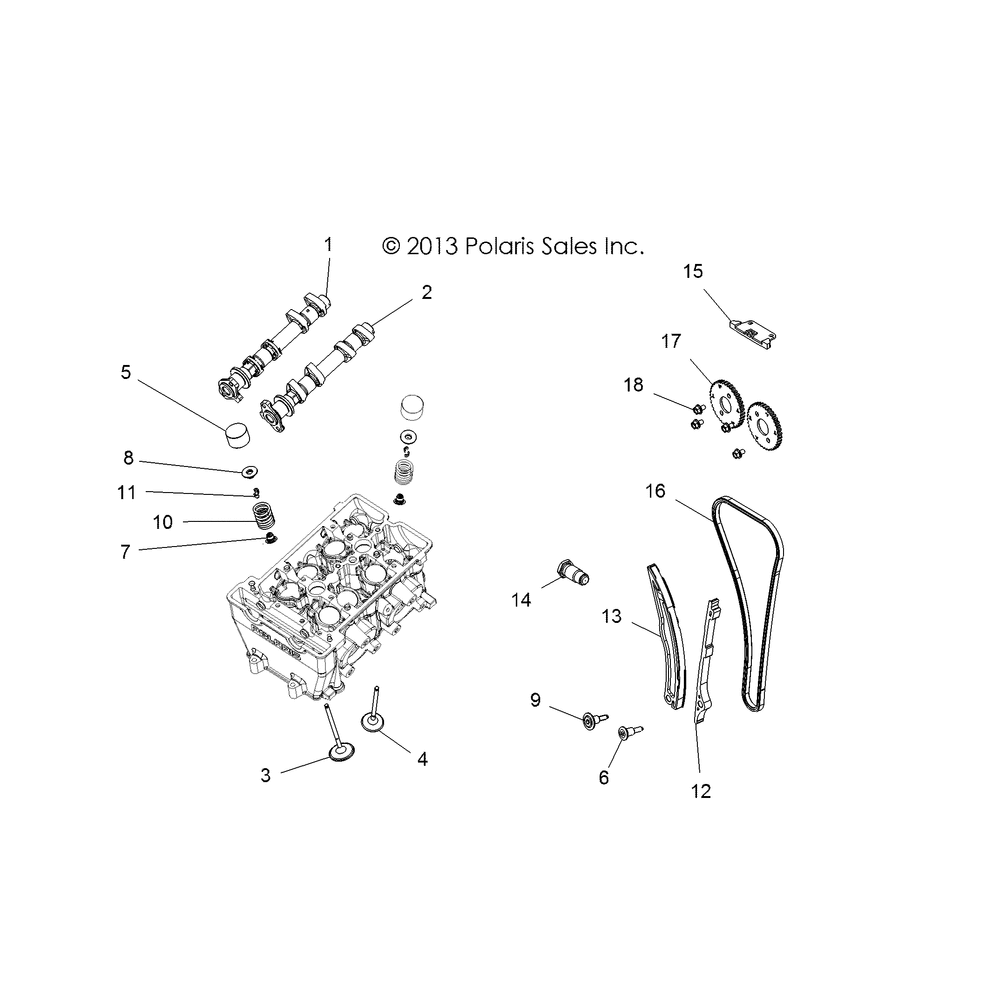 Engine valves and camshafts - r15rua87_e87_yaa_zac all options