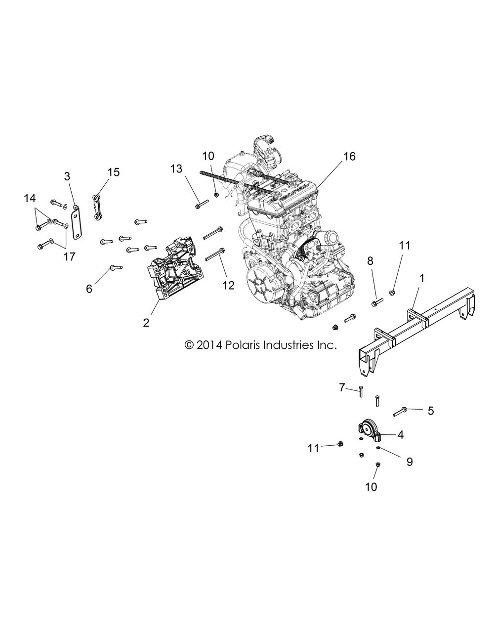 Engine engine mounting - r15rua87_e87_yaa_zac all options