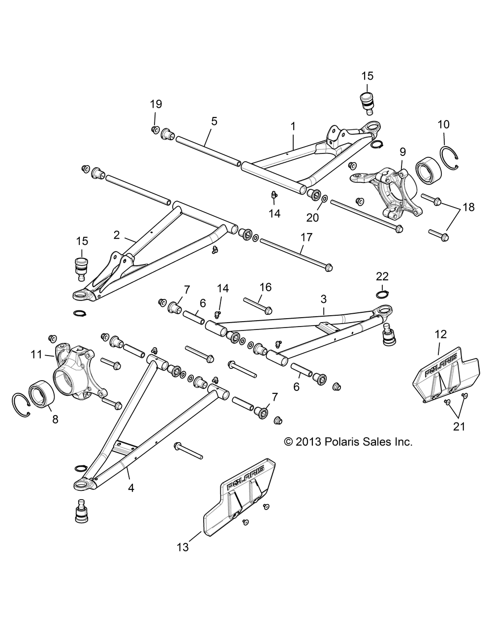 Suspension front control arms - r15rua87_e87_yaa_zac all options