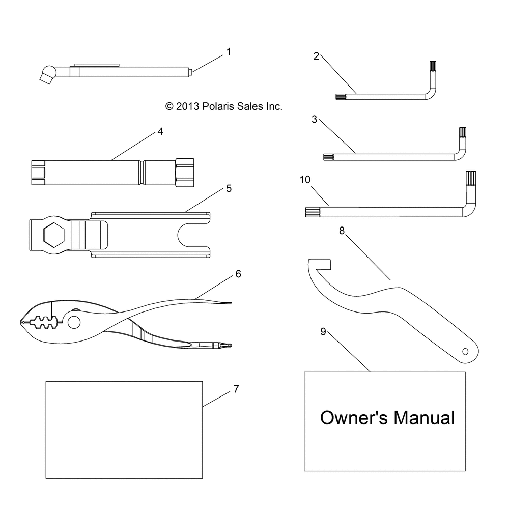 References tool kit and owners manuals - r15rua87_e87_yaa_zac all options