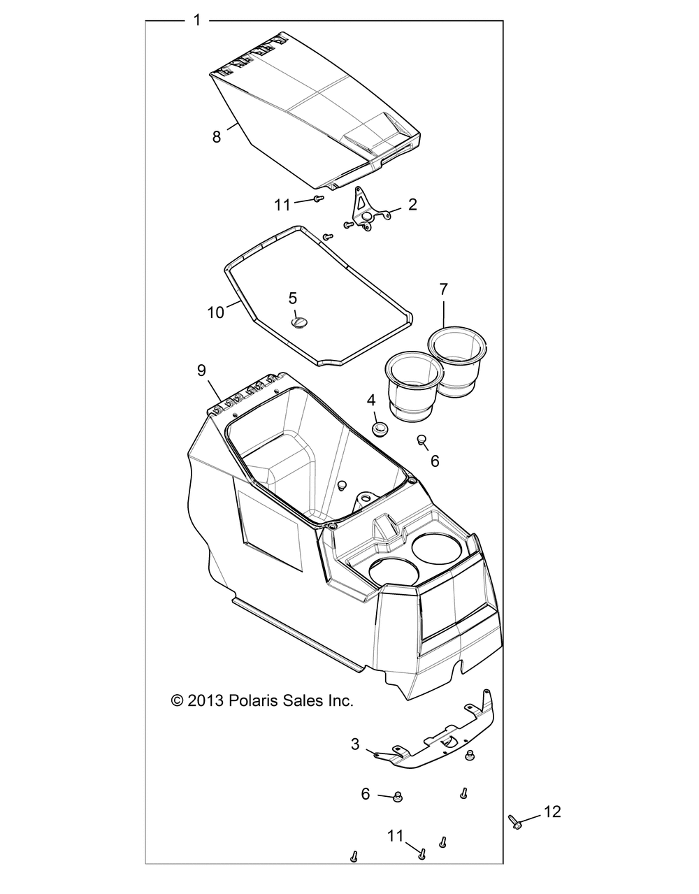 Body center console - r15rua87_e87_yaa_zac all options