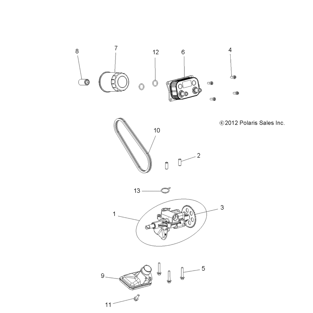 Engine oil pump and oil cooler - r15rua87_e87_yaa_zac all options