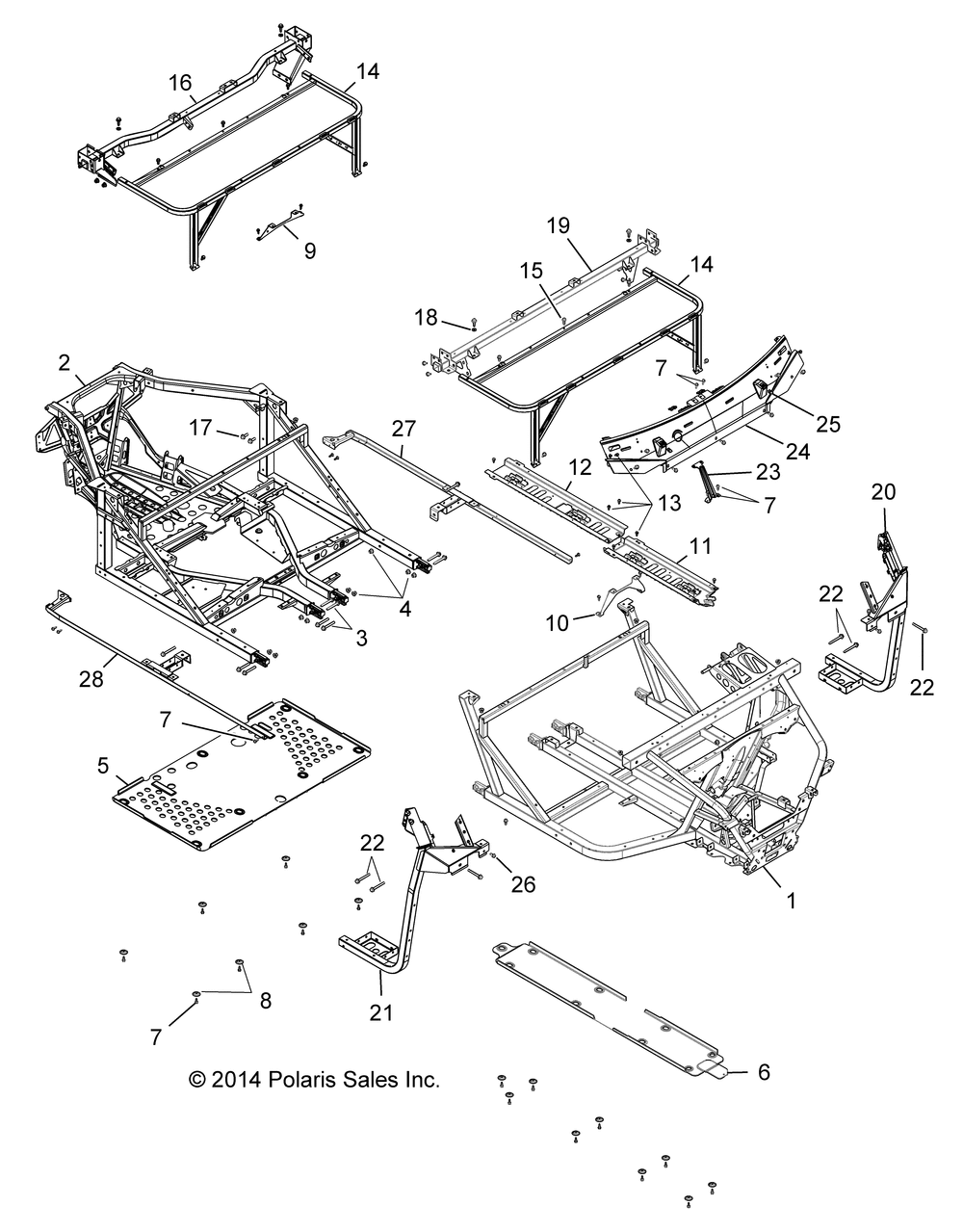 Chassis frame - r15rua87_e87_yaa_zac all options