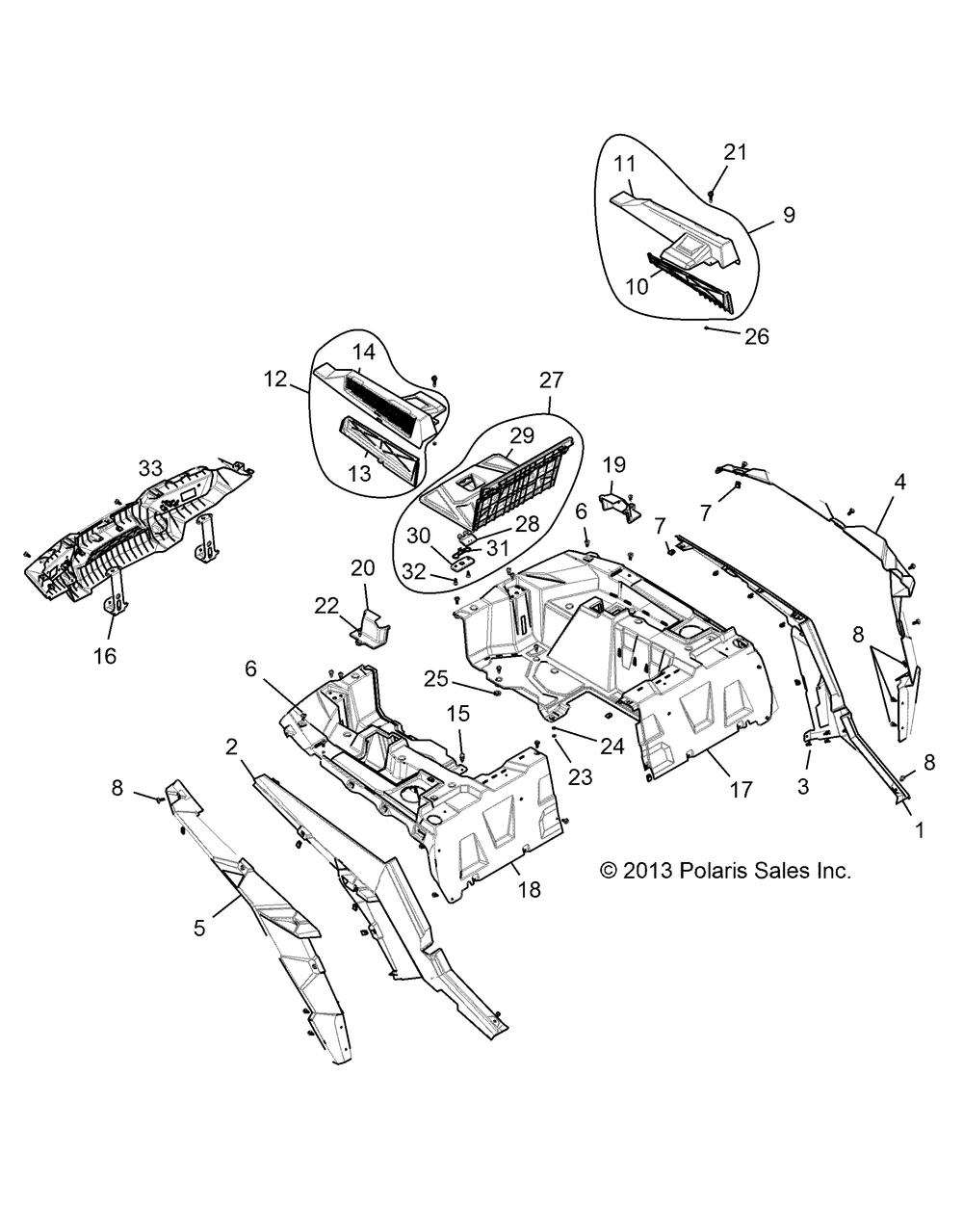 Body rear rack and fenders - z14st1eam_eaw_eak_ean_efw