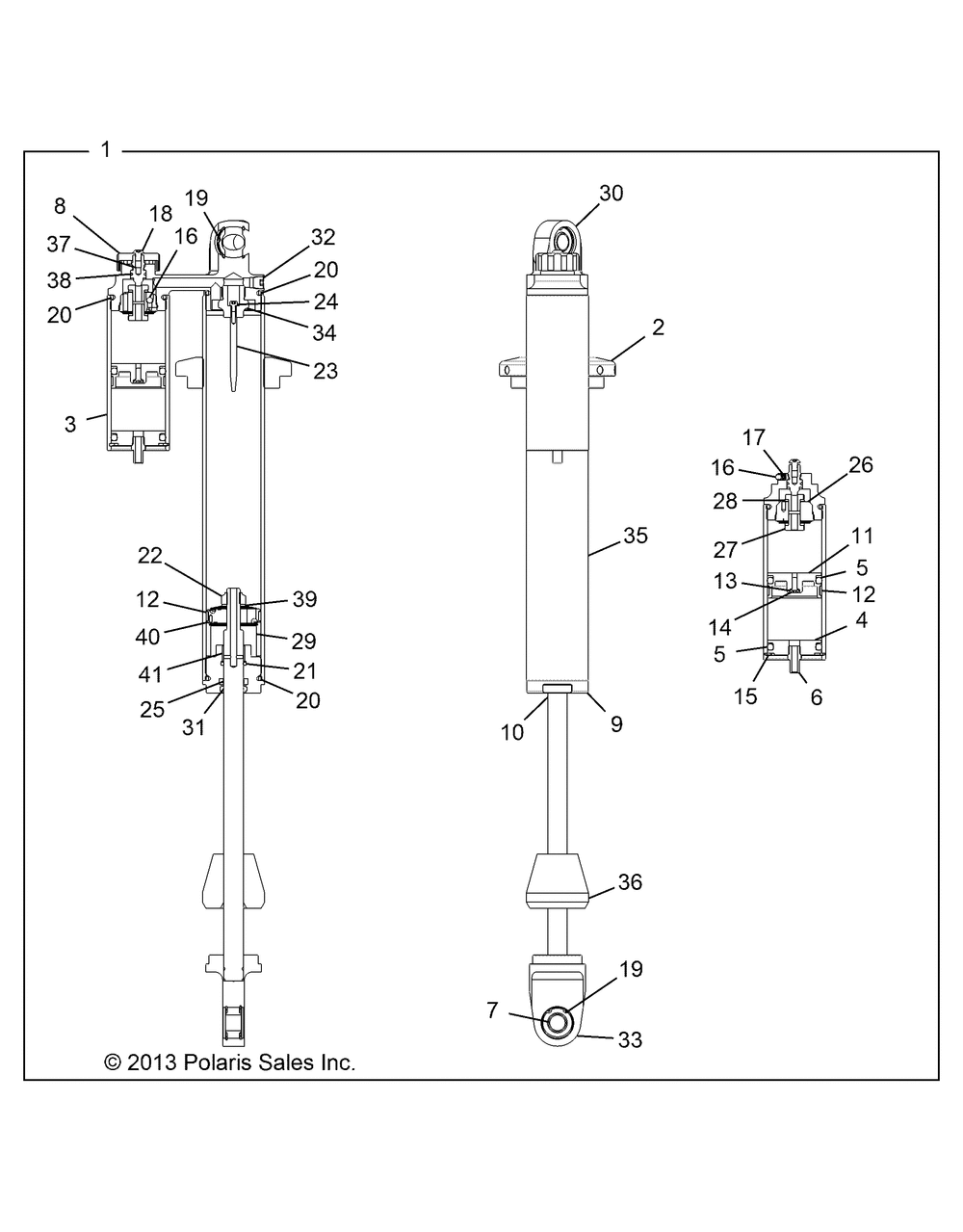 Suspension front shock - z14st1eam_eaw_eak_ean_efw