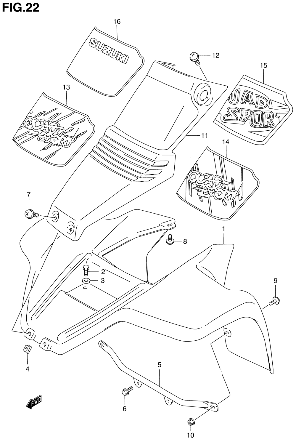 Front fender (model t_v_w_x_y)