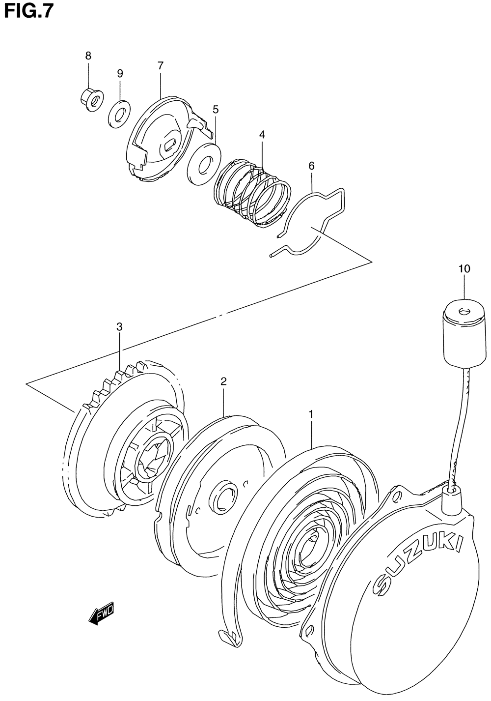 Recoil starter (opt)