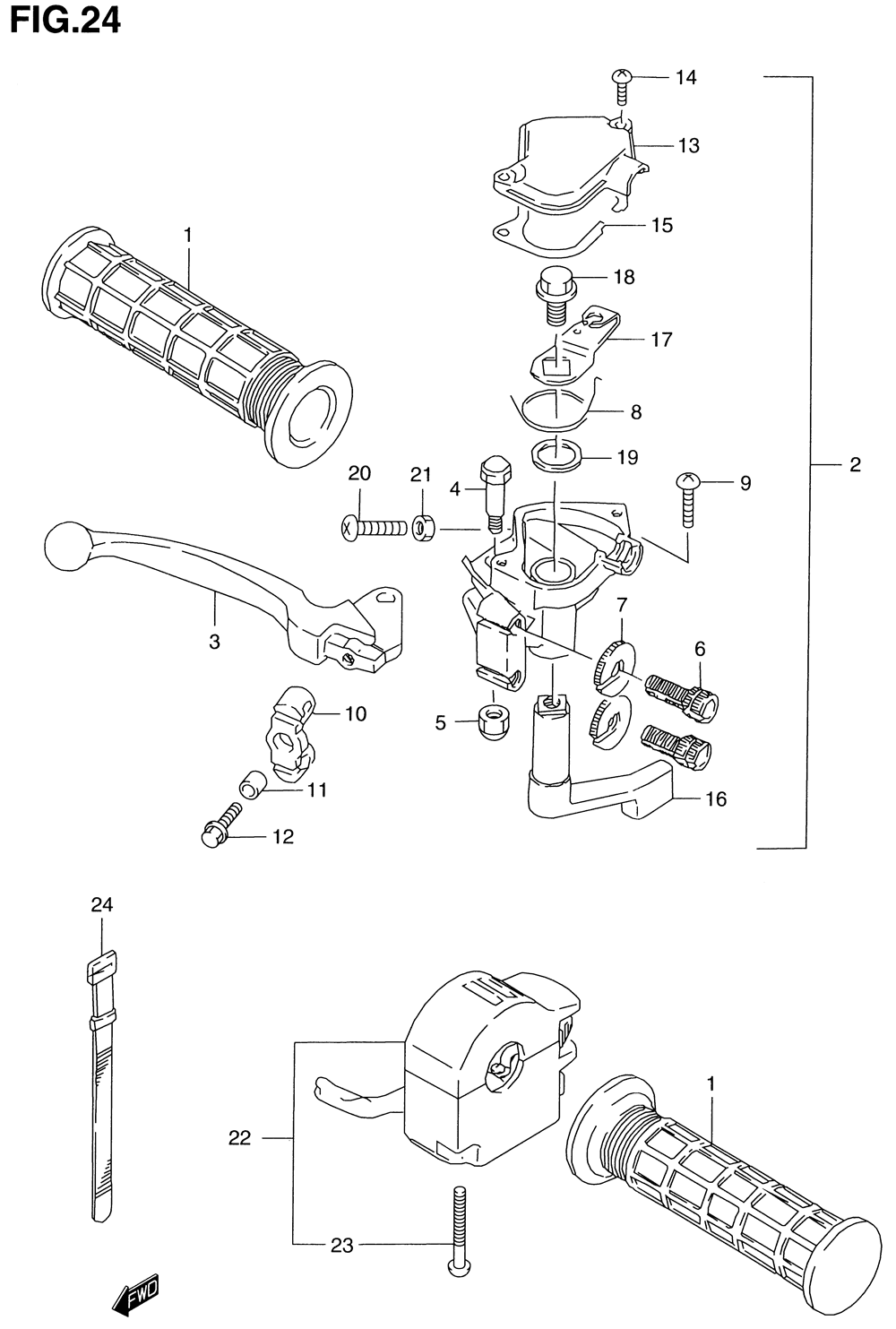 Front brake lever