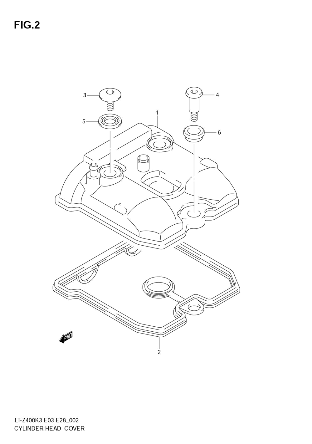 Cylinder head cover