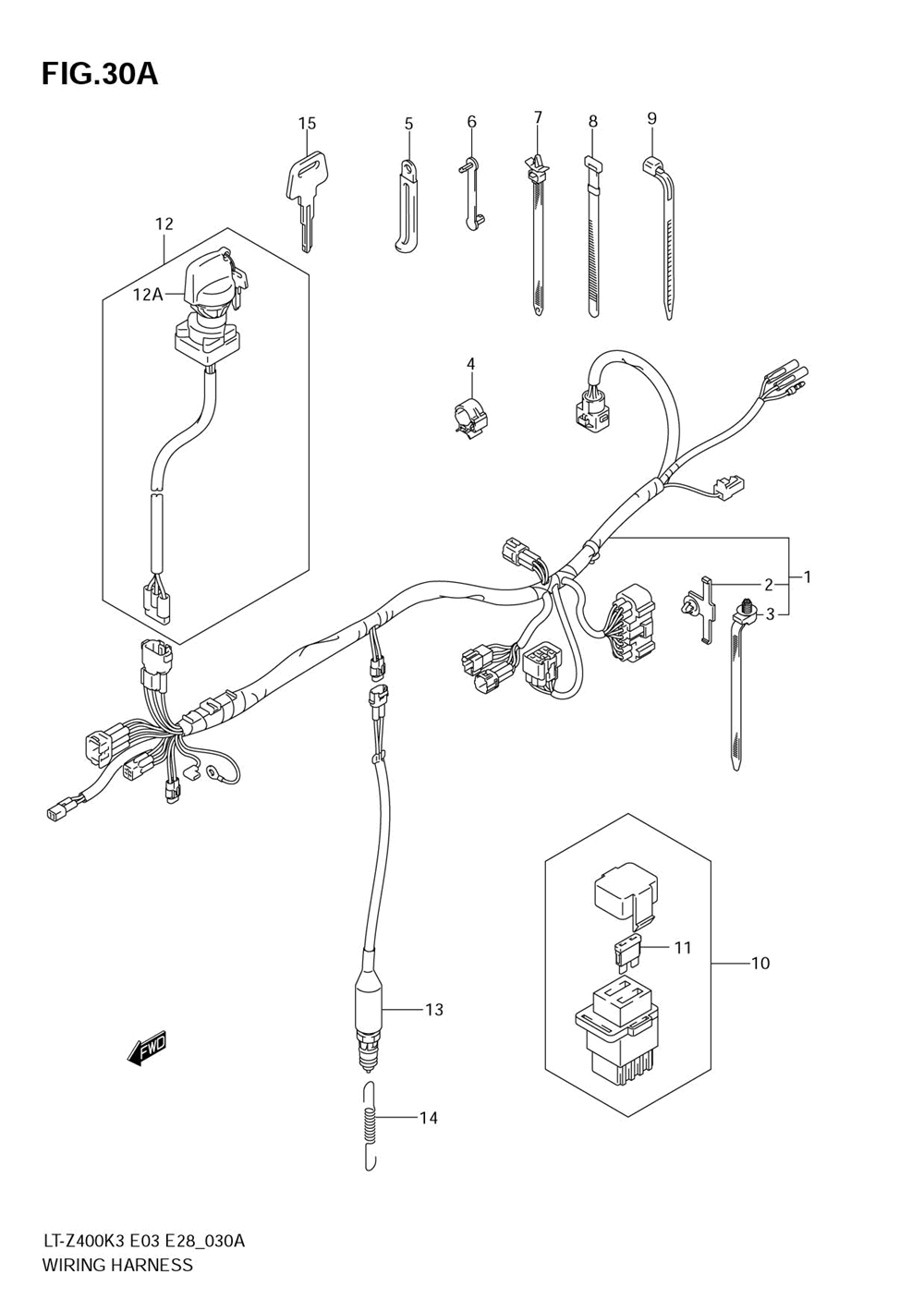 Wiring harness (model k4)