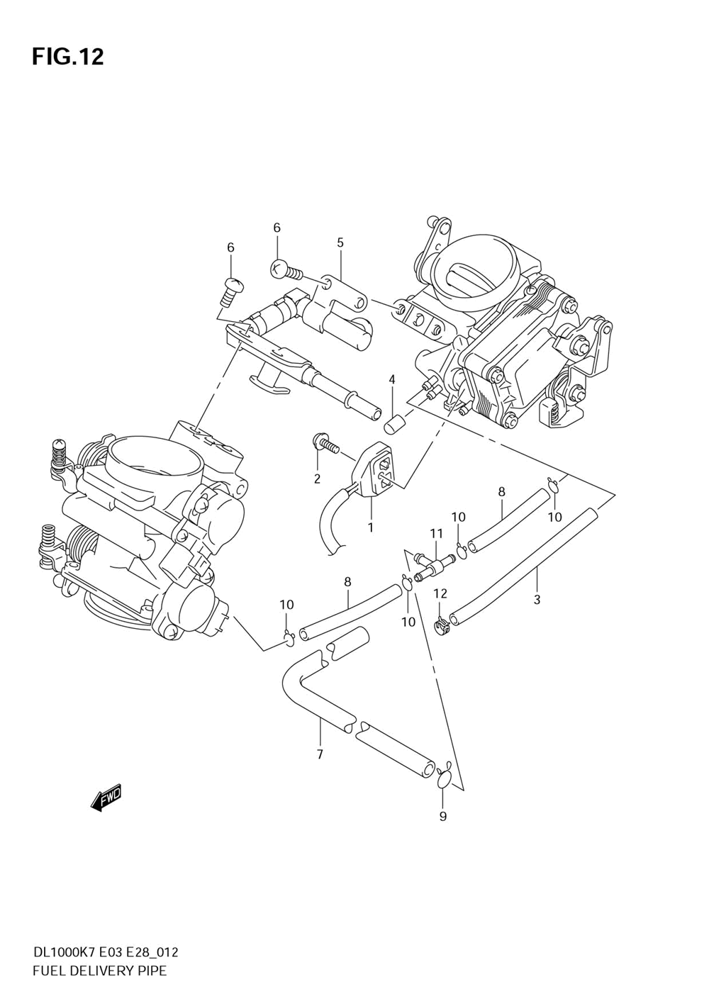 Fuel delivery pipe