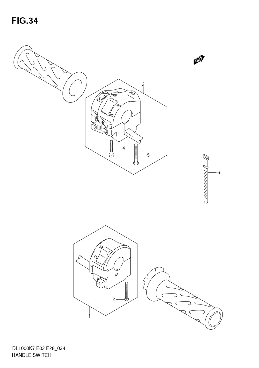 Handle switch