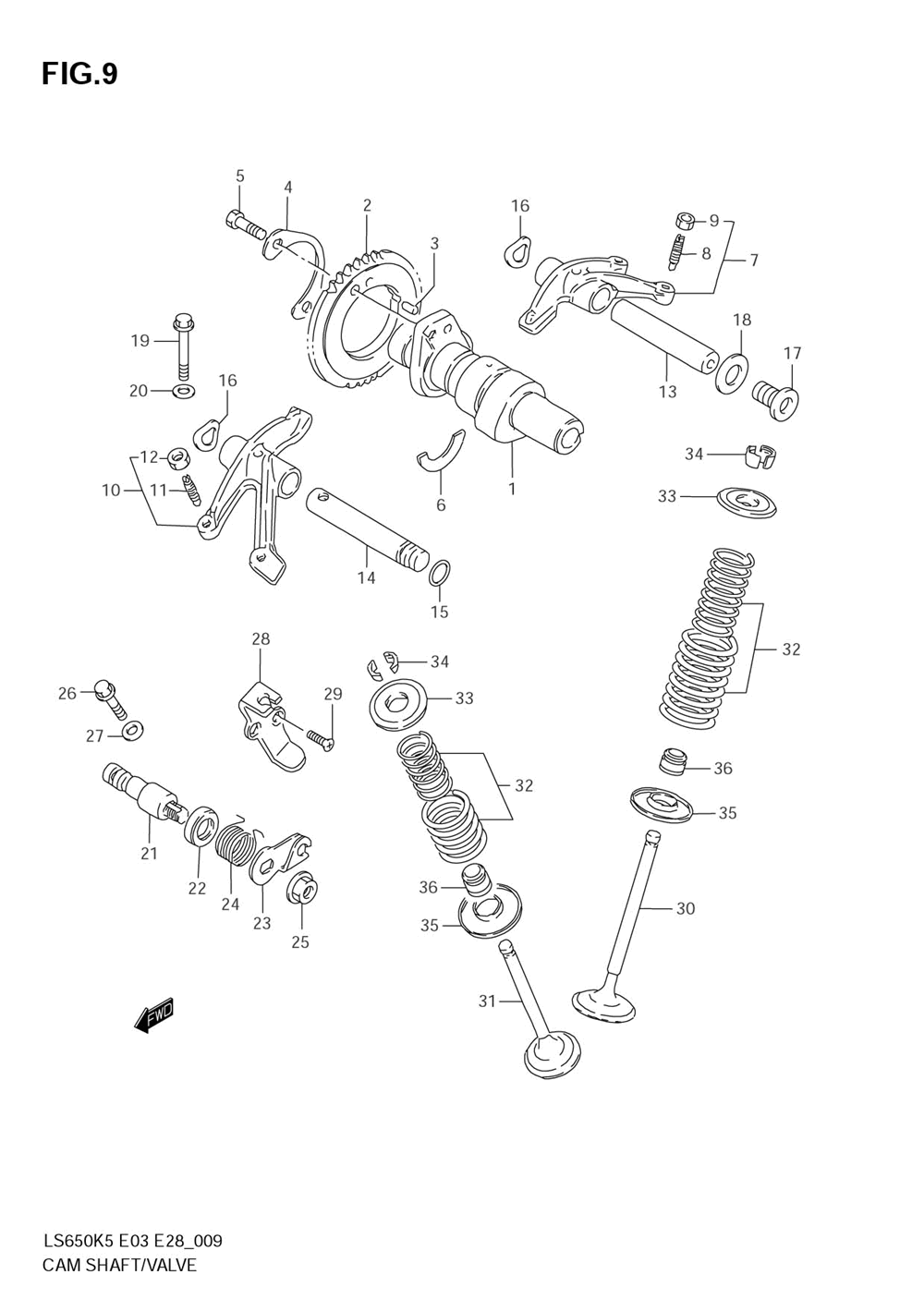 Cam shaft_valve