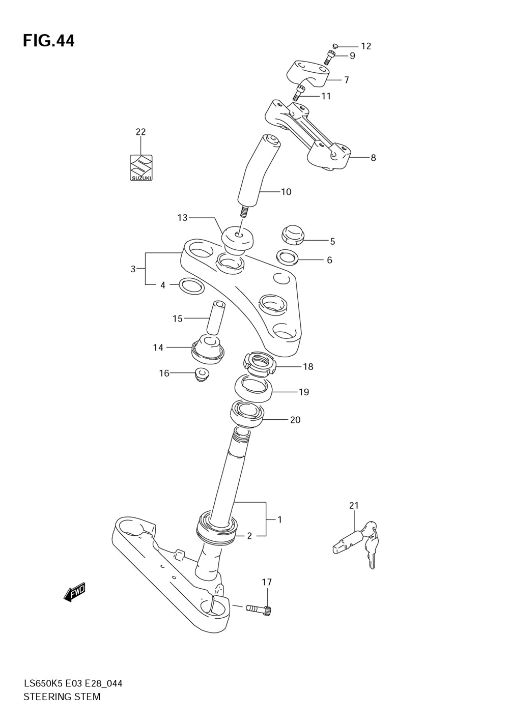 Steering stem