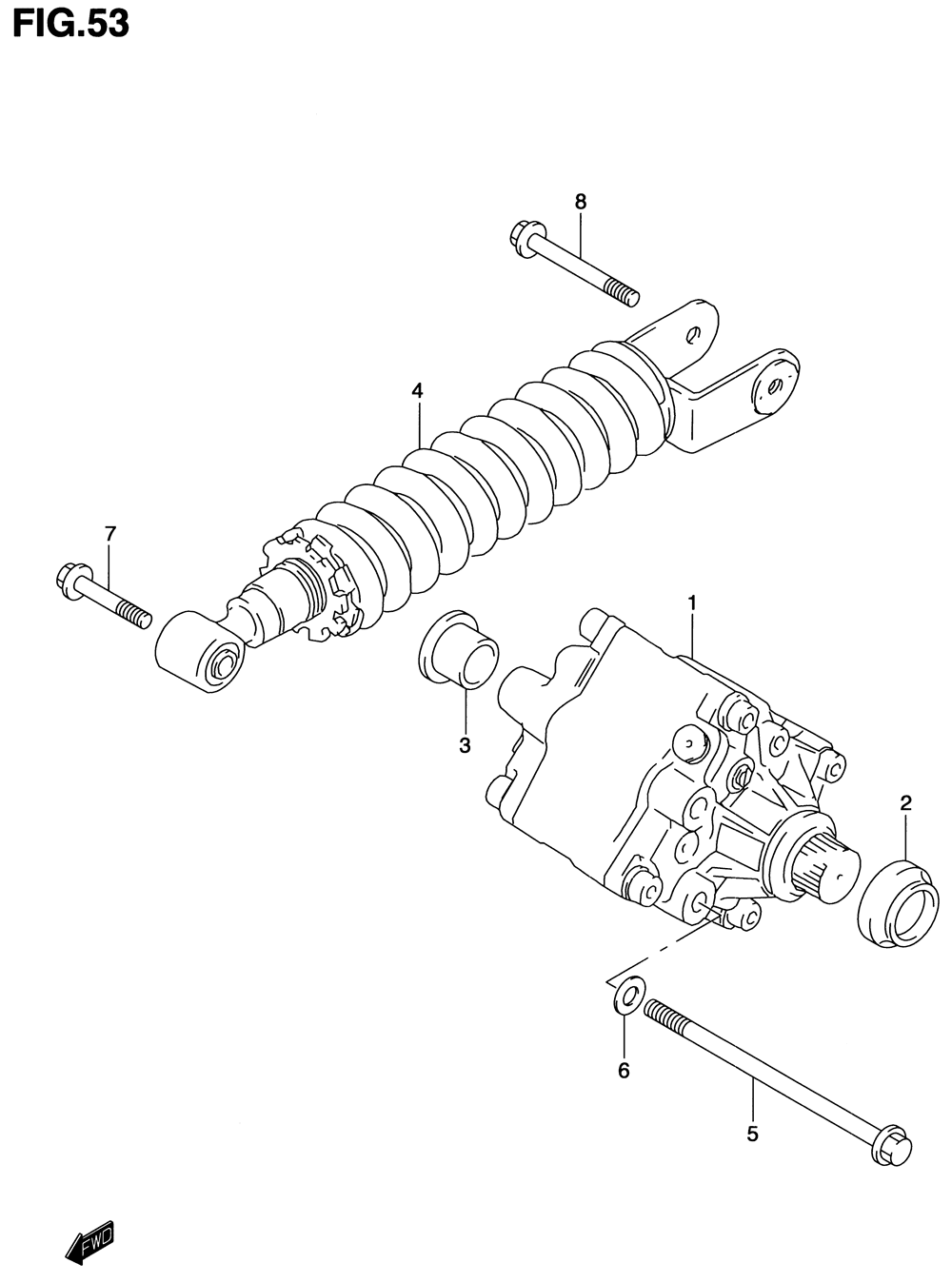 Rear damper