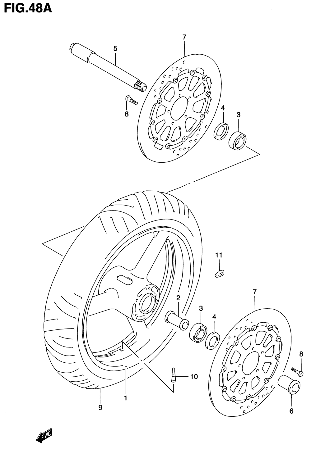 Front wheel (model k1)